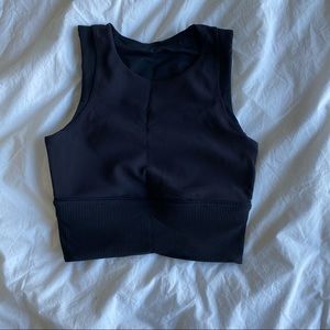 Lululemon ribbed crop tank